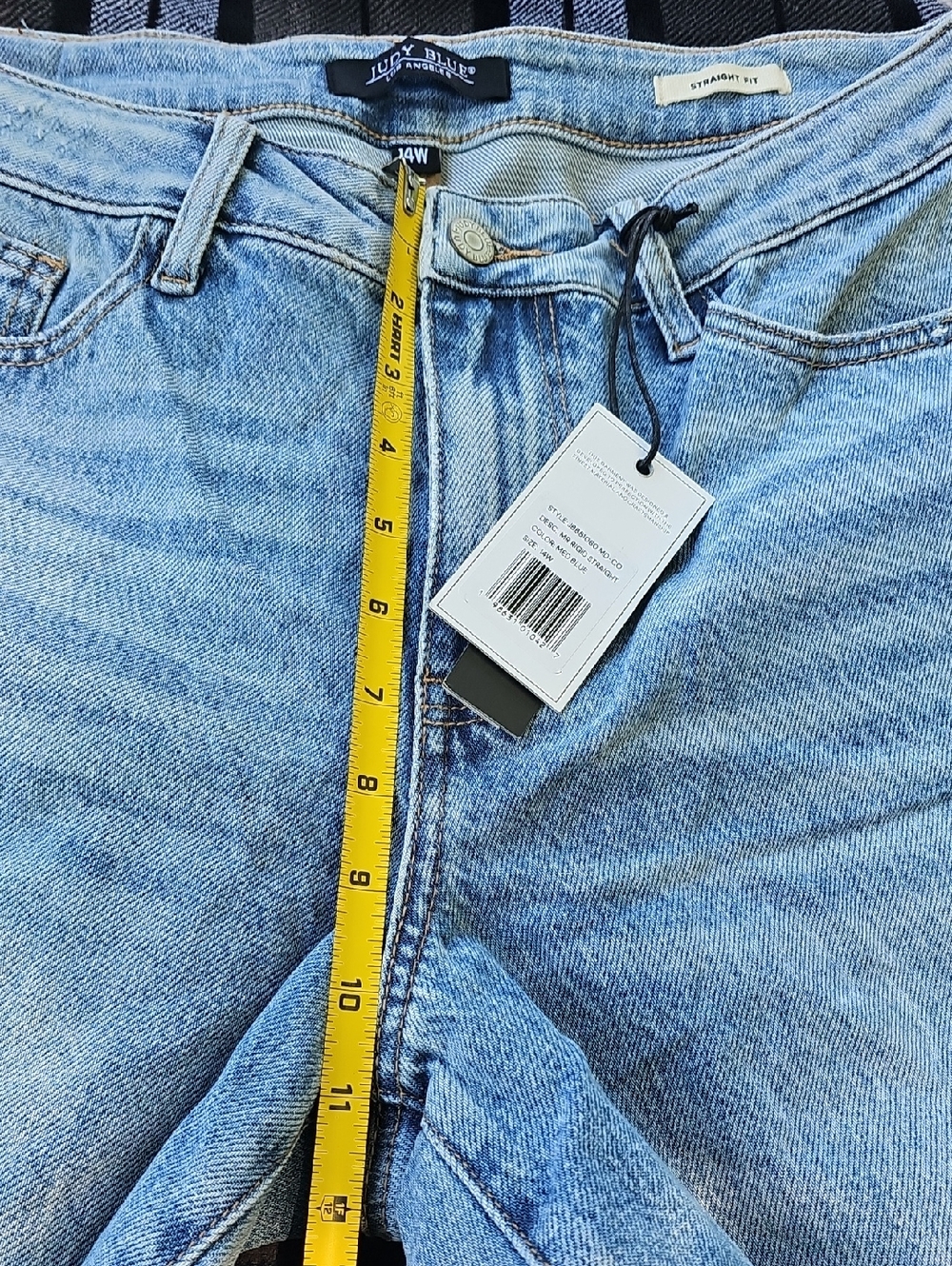 Judy Blue Light Blue Straight Fit Women’s Jeans (A) - Picture 7 of 11